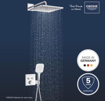 GROHE Precision Smartcontrol Duschsystem, Quickfix, Unterputz, mit Vitalio Rain Mono 310 Cube, chrom (34876000)