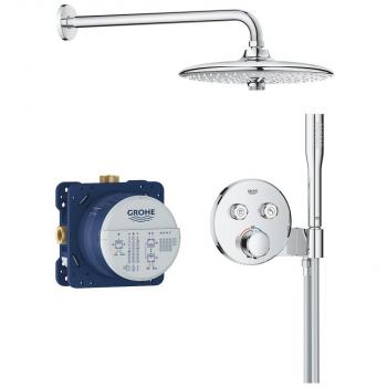 ARDEBO.de GROHE Precision Smartcontrol Duschsystem, Quickfix, Unterputz, mit Vitalio Joy 260, chrom (34878000)