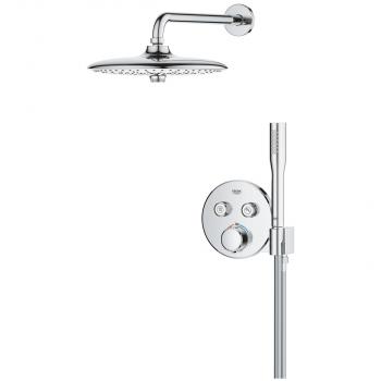 GROHE Precision Smartcontrol Duschsystem, Quickfix, Unterputz, mit Vitalio Joy 260, chrom (34878000)