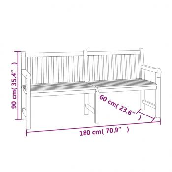 5-tlg. Garten-Essgruppe Massivholz Teak