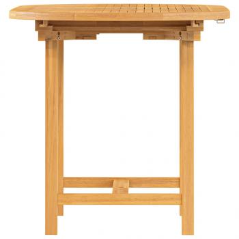 Gartentisch Ausziehbar 110-160x80x75 cm Massivholz Teak