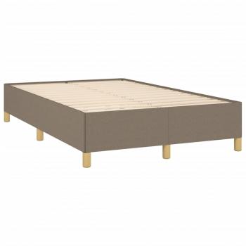 Boxspringbett mit Matratze Taupe 120x190 cm Stoff