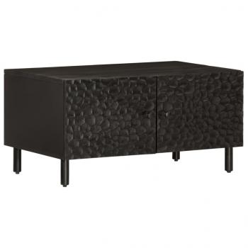 ARDEBO.de - Couchtisch Schwarz 80x50x40 cm Massivholz Mango