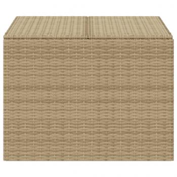 Gartentruhe Beige 291L Poly Rattan