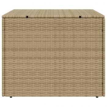 Gartentruhe Beige 291L Poly Rattan