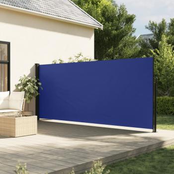 ARDEBO.de - Seitenmarkise Ausziehbar Blau 180x500 cm