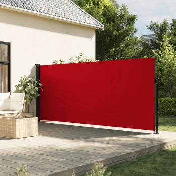 ARDEBO.de - Seitenmarkise Ausziehbar Rot 160x600 cm