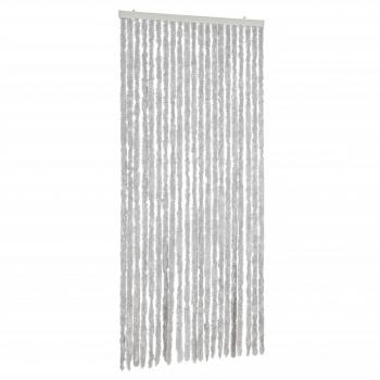 ARDEBO.de - Fliegenvorhang Grau 90x220 cm Chenille