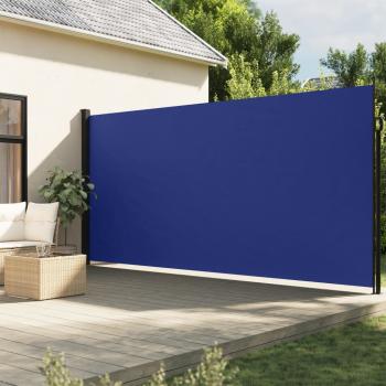 ARDEBO.de - Seitenmarkise Ausziehbar Blau 200x600 cm