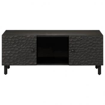 Couchtisch Schwarz 100x54x40 cm Massivholz Mango