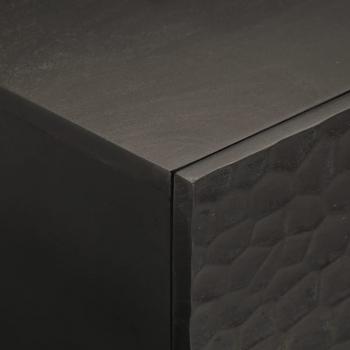 Couchtisch Schwarz 100x54x40 cm Massivholz Mango