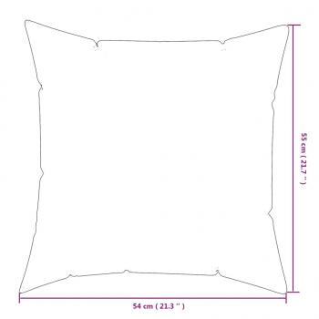 Zierkissen 4 Stk. Mehrfarbig 50x50 cm Stoff