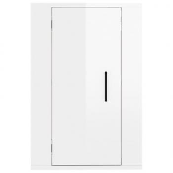 TV-Wandschrank Hochglanz-Weiß 40x34,5x60 cm