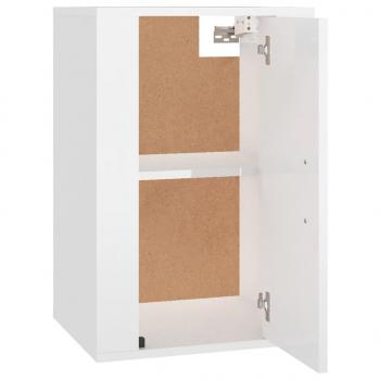 TV-Wandschrank Hochglanz-Weiß 40x34,5x60 cm