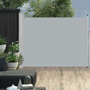 ARDEBO.de - Ausziehbare Seitenmarkise 140×500 cm Grau