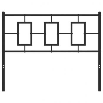 Kopfteil Metall Schwarz 107 cm