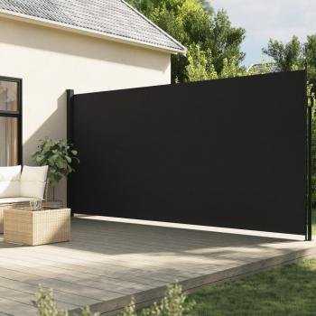 ARDEBO.de - Seitenmarkise Ausziehbar Schwarz 200x600 cm