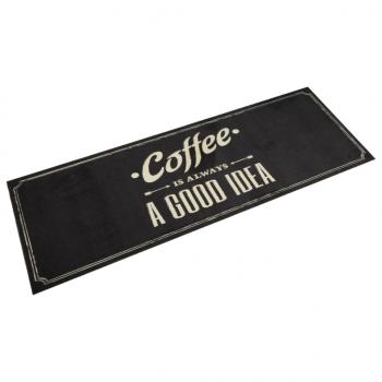 ARDEBO.de - Küchenteppich Waschbar Kaffee 60x180 cm Samt