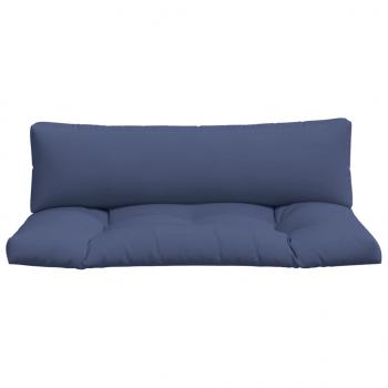 Palettenkissen 2 Stk. Marineblau Oxford-Gewebe