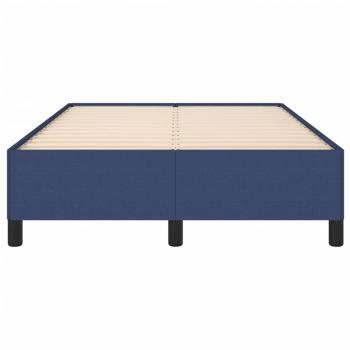 Bettgestell Blau 120x190 cm Stoff