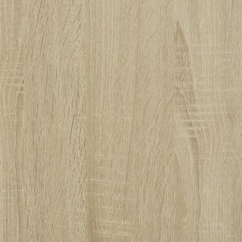 Bettgestell Sonoma-Eiche 200x200 cm Holzwerkstoff