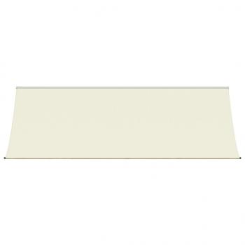 Markise Einziehbar Creme 400x150 cm Stoff und Stahl