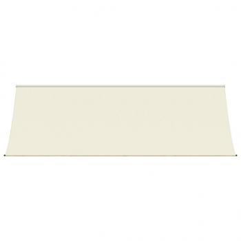 Markise Einziehbar Creme 350x150 cm Stoff und Stahl