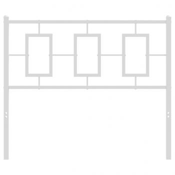 Kopfteil Metall Weiß 100 cm