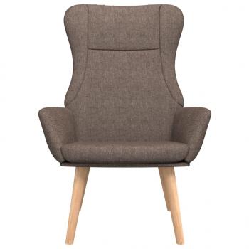 Relaxsessel Taupe Stoff