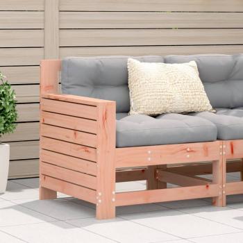 ARDEBO.de - Gartensofa mit Armlehne und Kissen Massivholz Douglasie