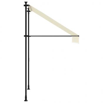 Markise Einziehbar Creme 150x150 cm Stoff und Stahl