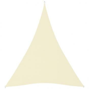 Sonnensegel Oxford-Gewebe Dreieckig 4x5x5 m Creme