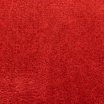 Teppich OVIEDO Kurzflor Rot Ø 200 cm