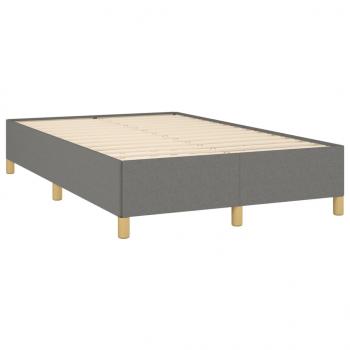 Boxspringbett mit Matratze Schwarz 120x190 cm Stoff