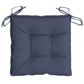 Stuhlkissen 6 Stk. Marineblau 40x40x7 cm Oxford-Gewebe