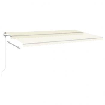 Automatische Markise mit LED & Windsensor 600x300 cm Creme