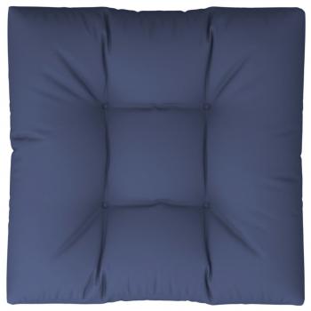 Palettenkissen Marineblau 70x70x12 cm Stoff