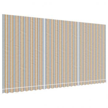Markisenbespannung Mehrfarbig Gestreift 6x3 m