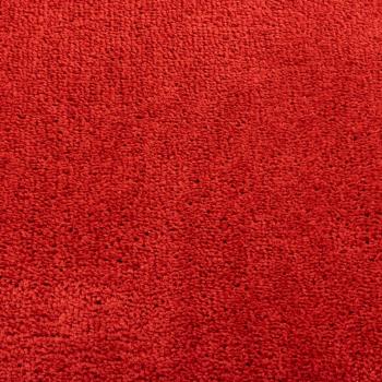 Teppich OVIEDO Kurzflor Rot 160x160 cm