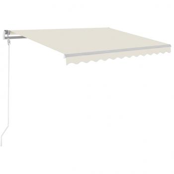 Automatische Markise mit LED & Windsensor 300x250 cm Creme