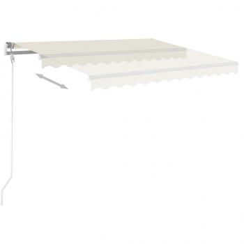 Automatische Markise mit LED & Windsensor 300x250 cm Creme