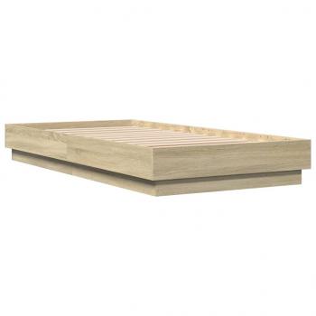 Bettgestell Sonoma-Eiche 90x190 cm Holzwerkstoff