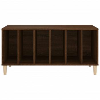 Plattenschrank Braun Eichen-Optik 100x38x48 cm Holzwerkstoff