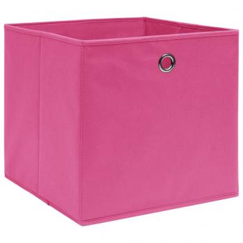 Aufbewahrungsboxen 4 Stk. Vliesstoff 28x28x28 cm Rosa