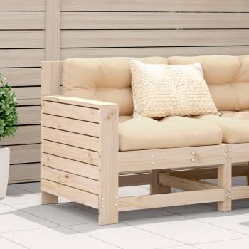 ARDEBO.de - Gartensofa mit Armlehne 69x62x70,5 cm Massivholz Kiefer