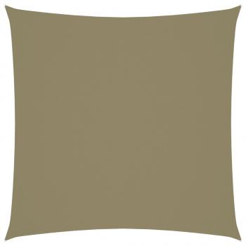 Sonnensegel Oxford-Gewebe Quadratisch 4x4 m Beige