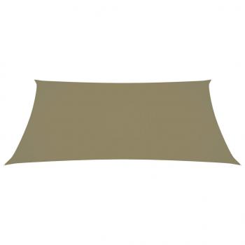 Sonnensegel Oxford-Gewebe Rechteckig 2x3 m Beige