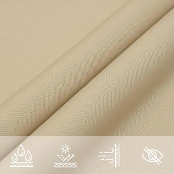 Sonnensegel Oxford-Gewebe Rechteckig 2,5x3,5 m Beige