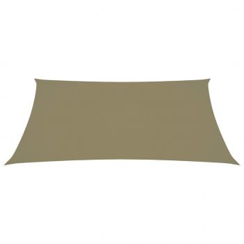 Sonnensegel Oxford-Gewebe Rechteckig 2,5x4,5 m Beige