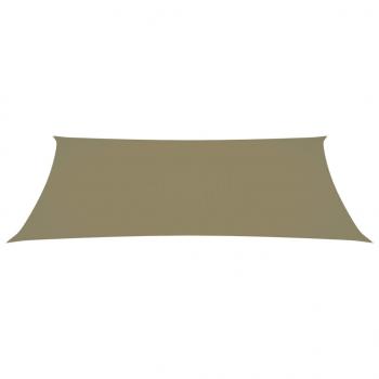 Sonnensegel Oxford-Gewebe Rechteckig 3x6 m Beige